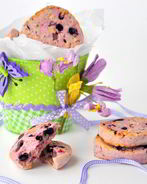 Печенье с черной смородиной и фундуком