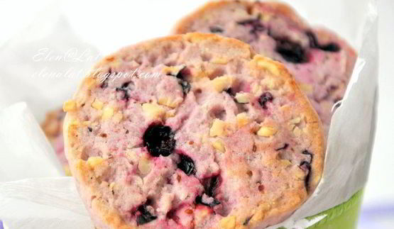 печенье с черной смородиной и фундуком