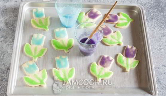 печенье с глазурью