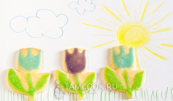 печенье с глазурью