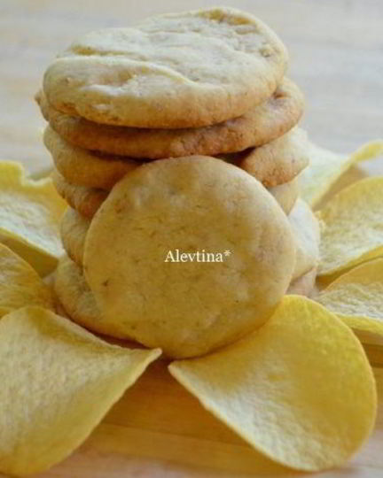 Рецепт печенья с картофельными чипсами