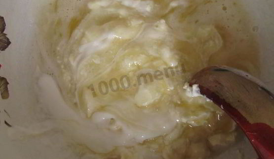 печенье с начинкой из сметанного крема с орехами