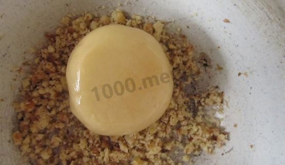 печенье с начинкой из сметанного крема с орехами