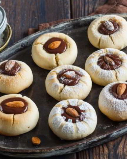 Рецепт печенья с шоколадом и миндалем