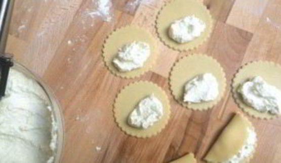 печенье с творожной начинкой