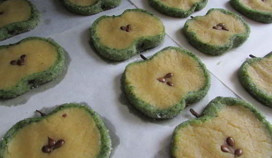 печенье зеленое яблоко