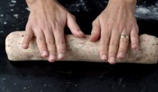 песочное печенье с клюквой