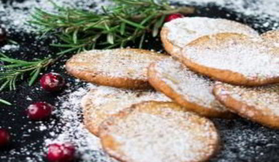 песочное печенье с клюквой