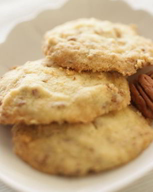 Песочное печенье с орехами пекан