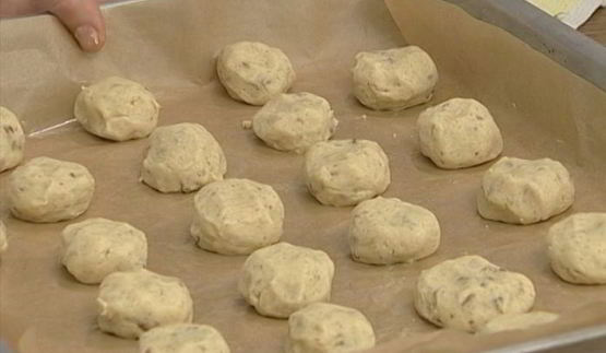 песочное печенье с орехами пекан