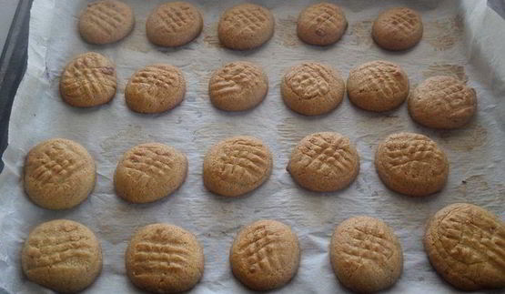 постное печенье с халвой