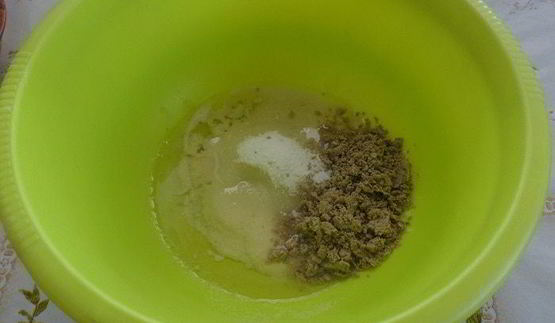 постное печенье с халвой