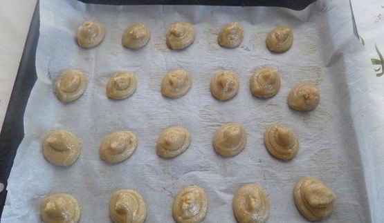 постное печенье с халвой