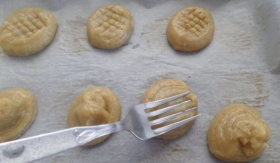 постное печенье с халвой