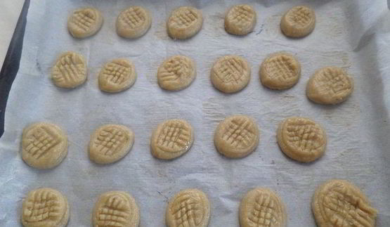 постное печенье с халвой