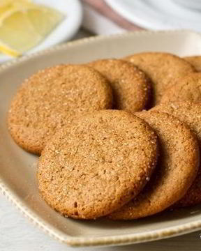 Постное песочное печенье