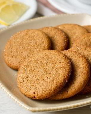 Постное песочное печенье