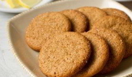 постное песочное печенье