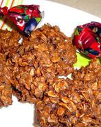 Шоколадно-овсяное печенье