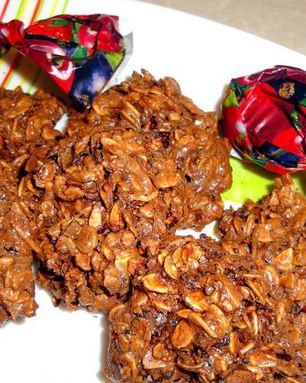 Шоколадно-овсяное печенье