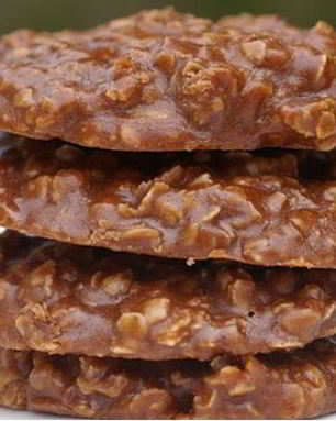 Шоколадное овсяное печенье