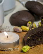 Шоколадное печенье с фисташками