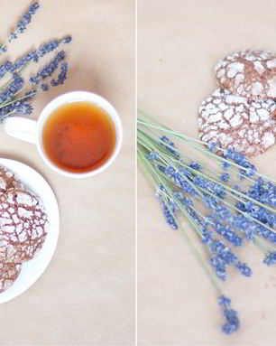 Шоколадное потрескавшееся печенье