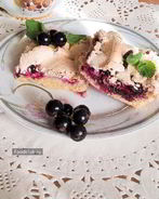 Смородиновое печенье с безе