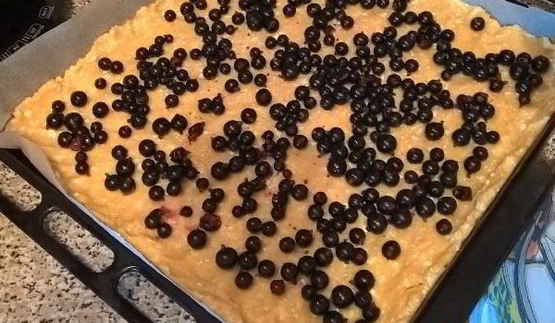 смородиновое печенье с безе