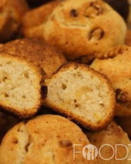 Рецепт творожно-орехового печенье