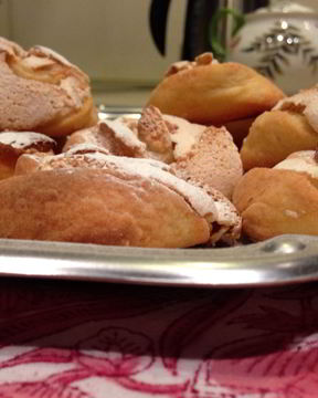 Творожное печенье с меренгой