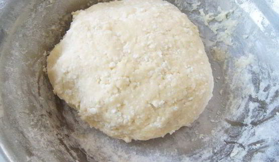 творожное печенье с орехом