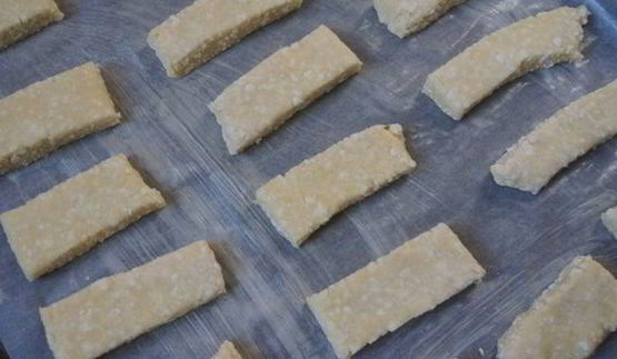 творожное печенье с орехом