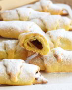 Творожные рогалики с начинкой