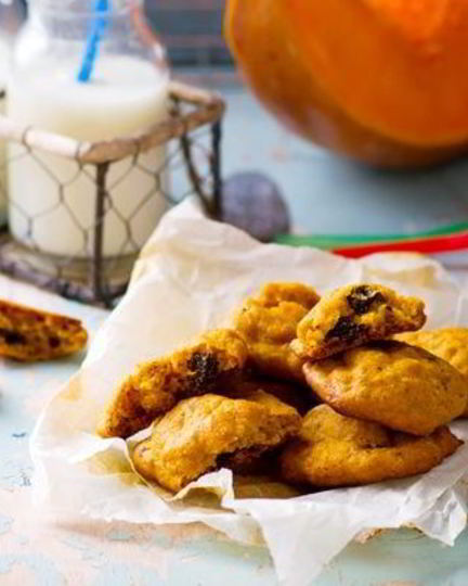 Рецепт тыквенного печенья с хрустящими отрубями