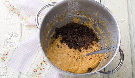 тыквенное печенье с хрустящими отрубями