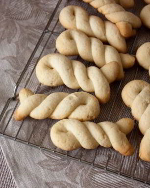 Витое масляное печенье