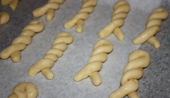 витое масляное печенье