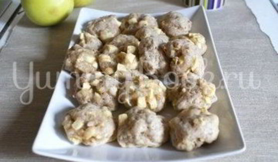 яблочное печенье