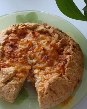 Абрикосово-творожный пирог