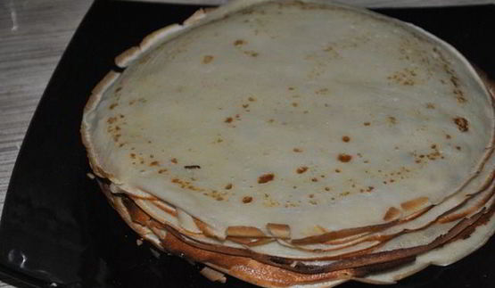 блинный пирог пчелиные соты