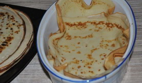 блинный пирог пчелиные соты