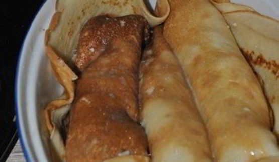 блинный пирог пчелиные соты