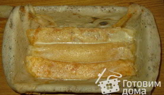 блинный пирог с творожной начинкой