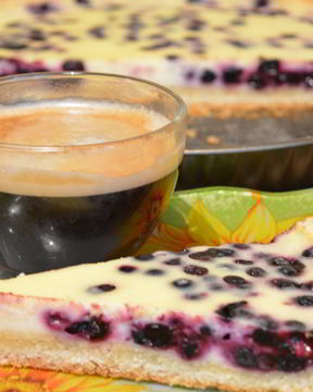 Черничный пирог