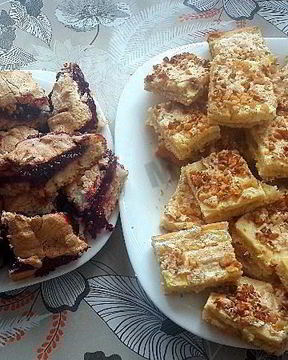 Два разных пирога из песочного теста