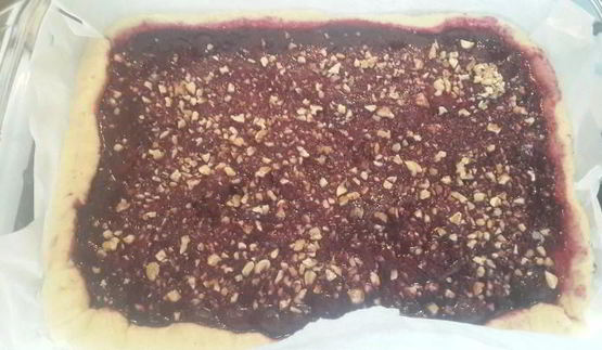 два разных пирога из песочного теста