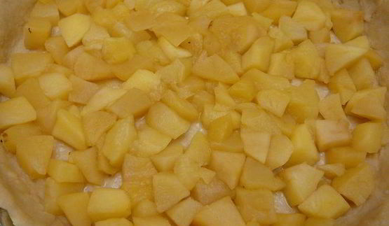 французский яблочный пирог