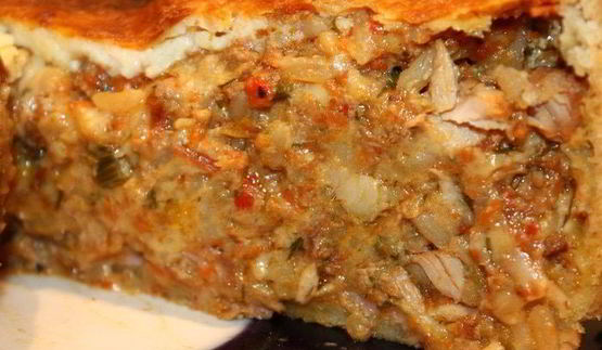 итальянский мясной пирог timbale