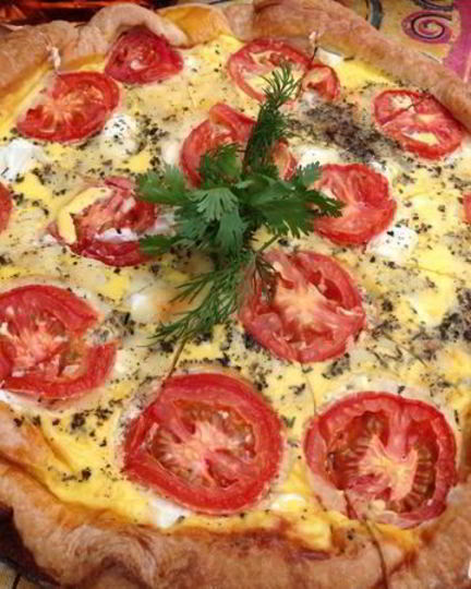 Рецепт киша капрезе